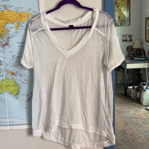 Free people white tee
